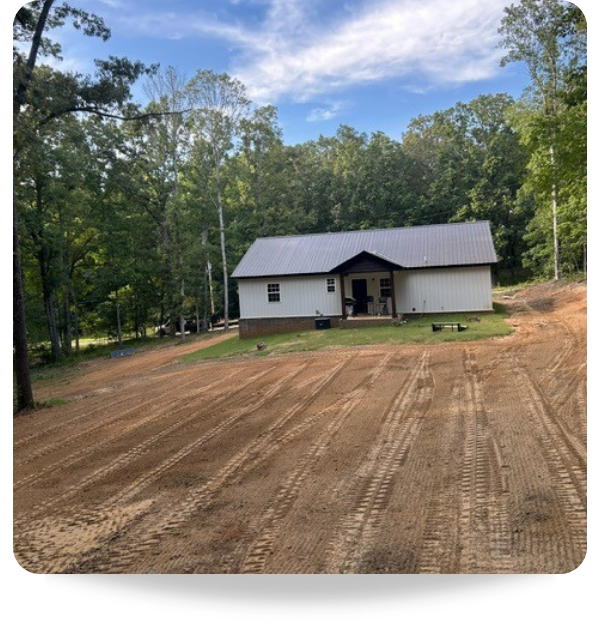 About Us 1 graded lawn